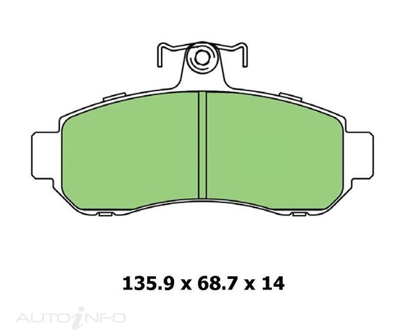 PROTEX ULTRA PLUS DISC PAD SET