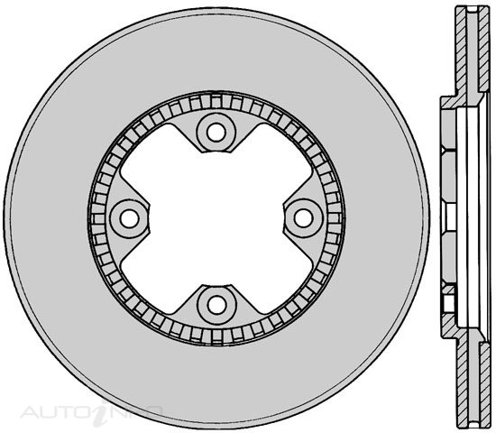 PTX ULTRA ROTOR DATSUN 280ZX FRONT
