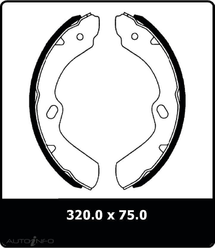 PTX BRAKE SHOE NISSAN CIVILAN W40