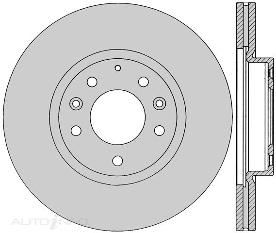 PTX ULTRA ROTOR MAZDA 6 GH 2.2L FRONT