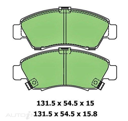 PROTEX ULTRA PLUS DISC PAD SET