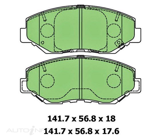 PROTEX ULTRA PLUS DISC PADS W/HARDWARE