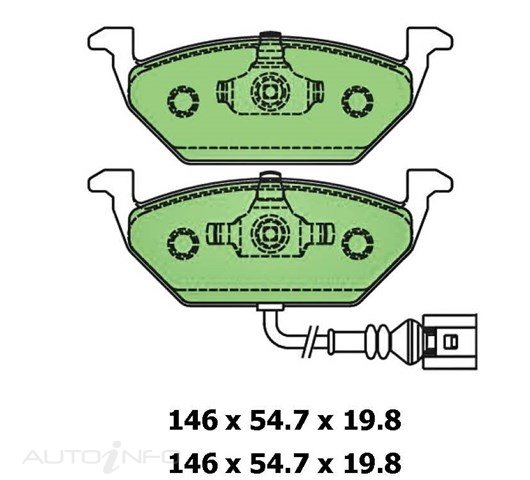 PROTEX ULTRA PLUS DISC PAD SET