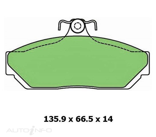 PTX BLUE DISC PADS