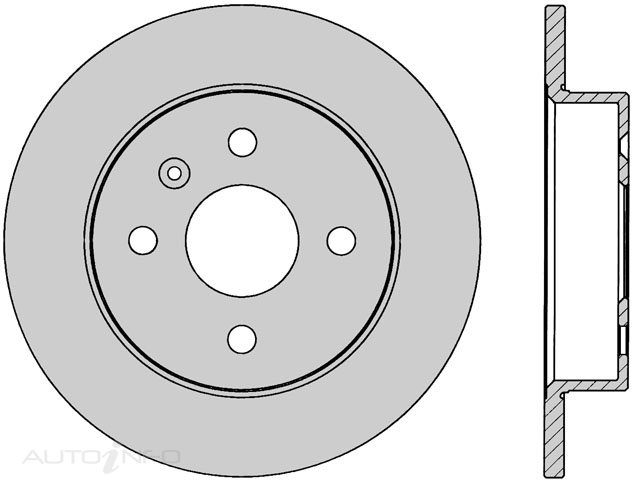PTX ULTRA ROTOR HOLDEN ASTRA TS NON ABS