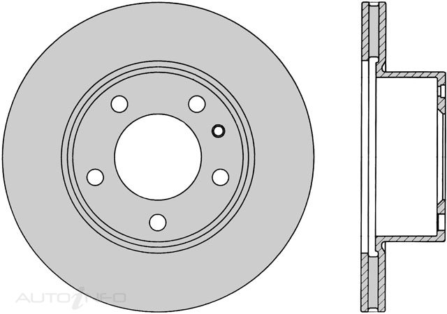 PTX ULTRA ROTOR BMW 525I/528I FRONT