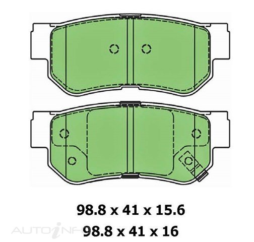 PROTEX ULTRA PLUS DISC PADS W/HARDWARE