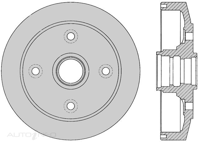 PTX FORD LASER REAR 1985-91