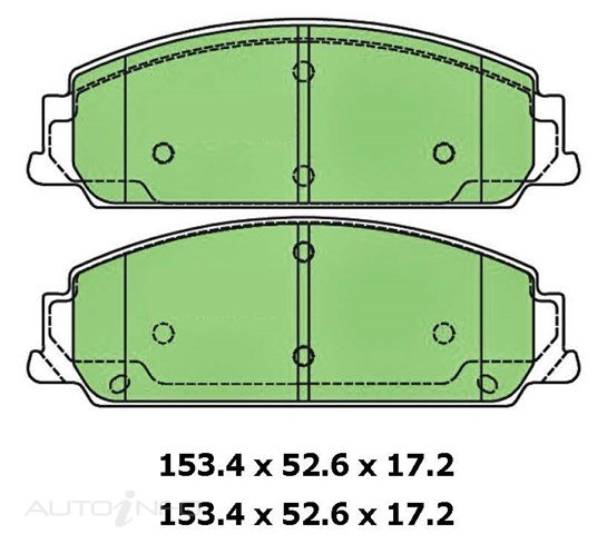 PROTEX ULTRA PLUS DISC PADS W/HARDWARE