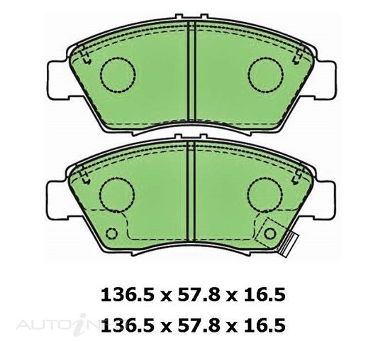 PTX BLUE DISC PADS