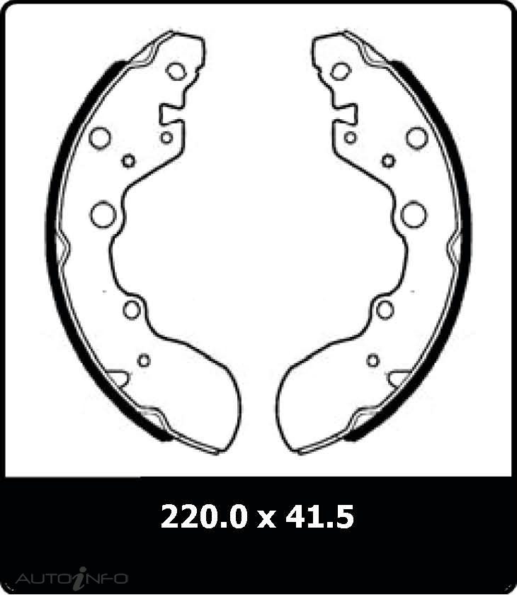 PTX BRAKE SHOE SUZUKI APV