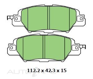 PTX 4WD DISC PAD SET