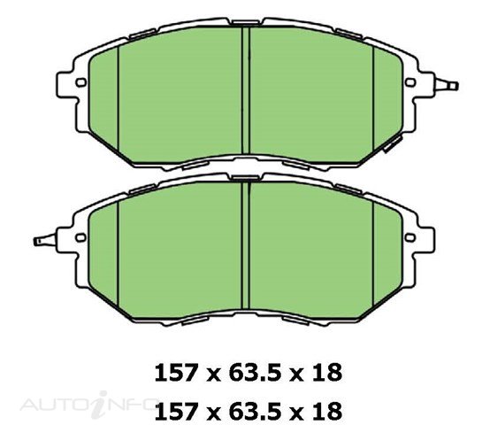 PROTEX ULTRA PLUS DISC PADS W/HARDWARE