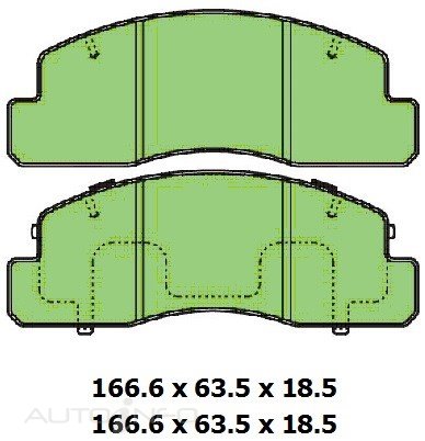 PROTEX ULTRA PLUS DISC PAD SET