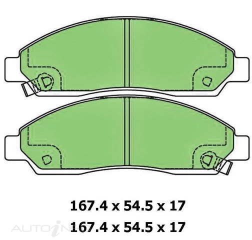 PROTEX ULTRA PLUS DISC PAD SET