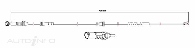 WEAR IND BNDX FR BMW X3 17>