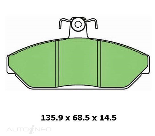 PTX BLUE DISC PADS