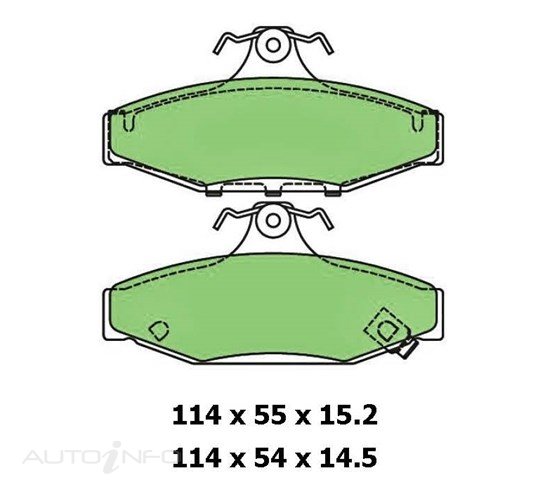 PTX BLUE DISC PADS
