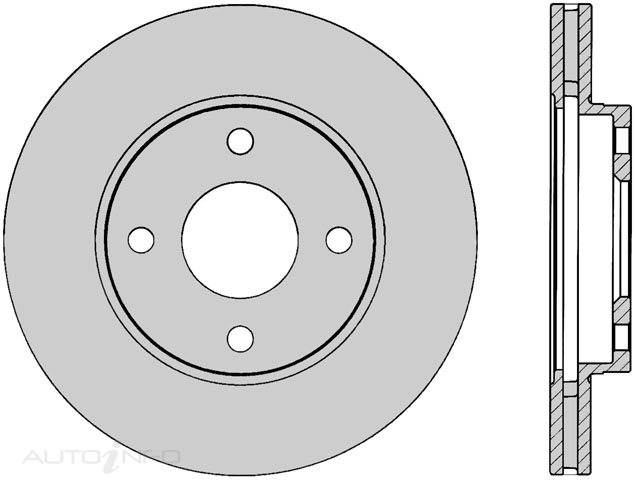 PTX ULTRA ROTOR FORD FOCUS FRONT