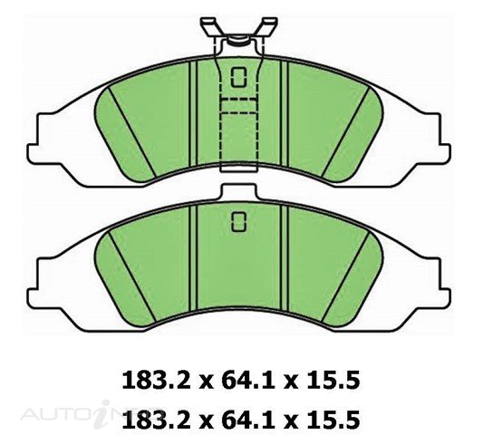 PROTEX ULTRA PLUS DISC PADS W/HARDWARE