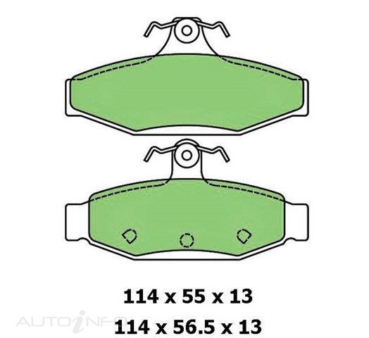 PTX BLUE DISC PADS