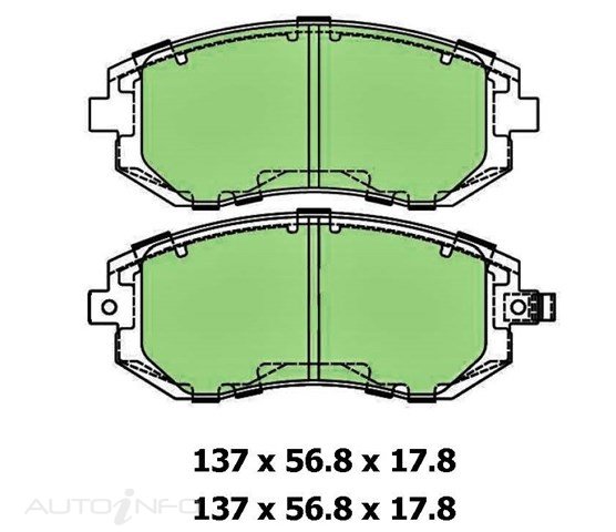 PROTEX ULTRA PLUS DISC PADS W/HARDWARE