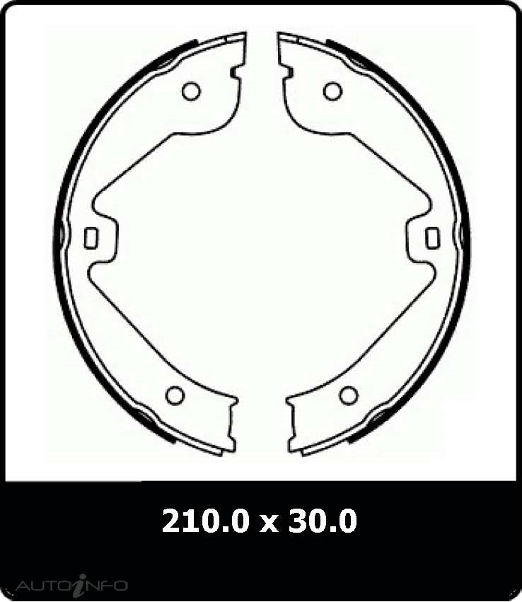 PTX HANDBRAKE SHOES MERCEDES VARIOUS