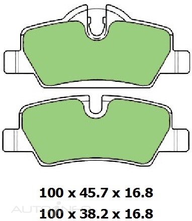 PROTEX ULTRA PLUS DISC PAD SET
