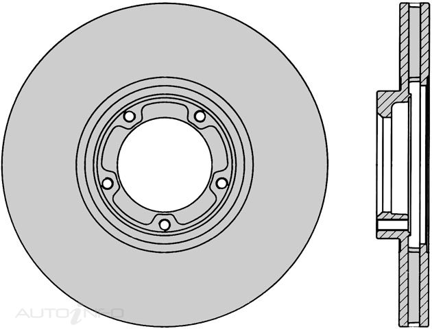 PTX ULTRA ROTOR FORD TRANSIT FRONT