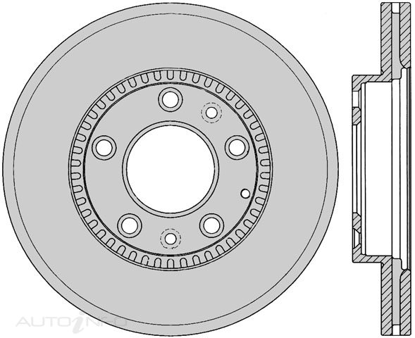PTX ULTRA ROTOR MAZDA 6 FRONT 2002