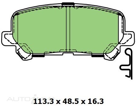 PTX 4WD DISC PAD SET