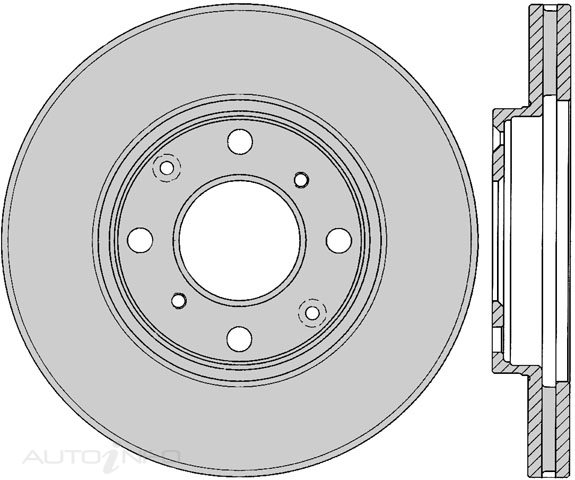 PTX ULTRA ROTOR HONDA JAZZ 2.3L FRONT