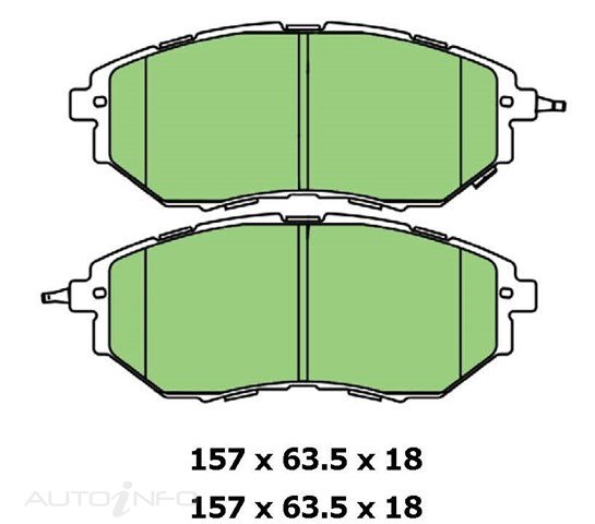 PTX BLUE DISC PADS