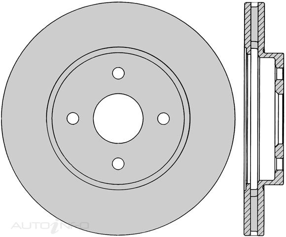 PTX ULTRA ROTOR MAZDA 2 FRONT 2003