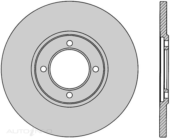 PTX ULTRA ROTOR TOYOTA CELICA FRONT