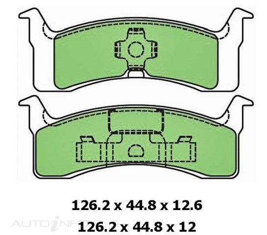 PTX BLUE DISC PADS