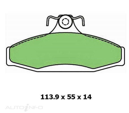 PTX BLUE DISC PADS
