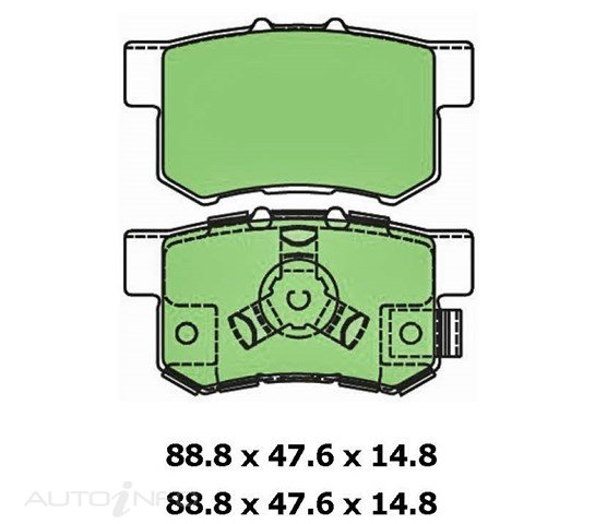 PTX 4WD DISC PAD SET