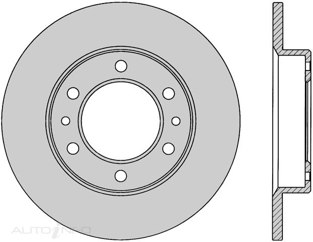 PTX ULTRA ROTOR TOYOTA HILUX FRONT
