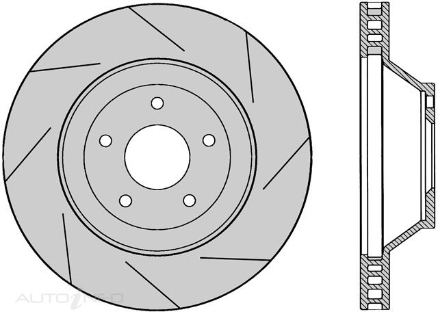 ULT PERF SLOTTEDD DISC ROTOR