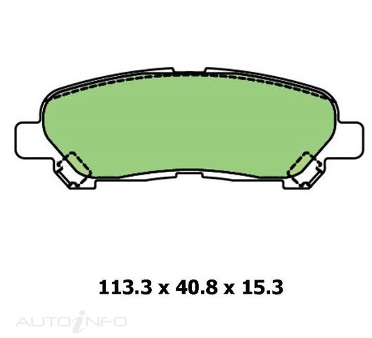 PTX 4WD DISC PAD SET