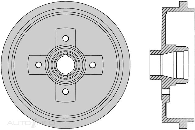 PTX AUDI 80 REAR 1973-86