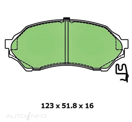 PROTEX ULTRA PLUS DISC PADS W/HARDWARE