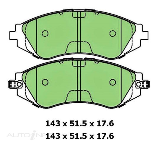 PTX BLUE DISC PADS