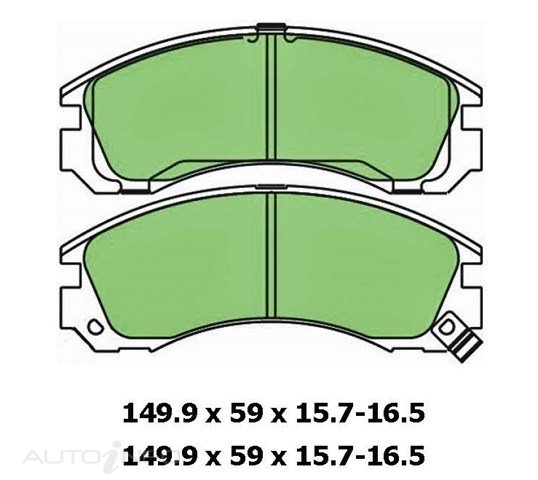 PROTEX ULTRA PLUS DISC PAD SET