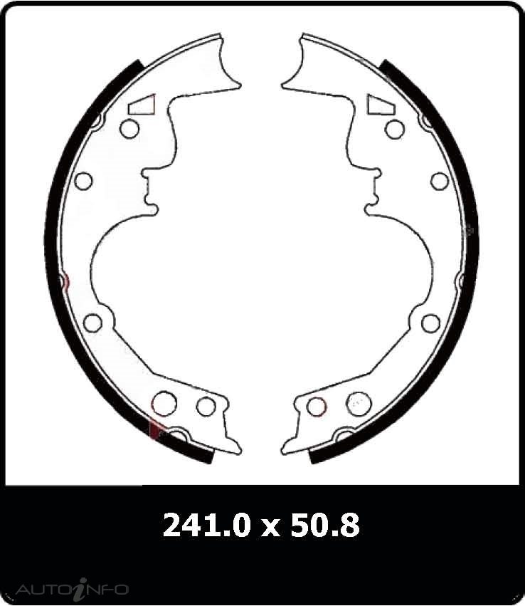 PTX BRAKE SHOES REAR CAMERO 82-97