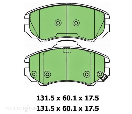 PROTEX ULTRA PLUS DISC PADS W/HARDWARE