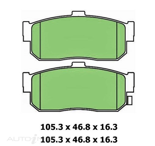 PTX BLUE DISC PAD