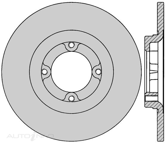 PTX ULTRA ROTOR TOYOTA COROLLA FRONT