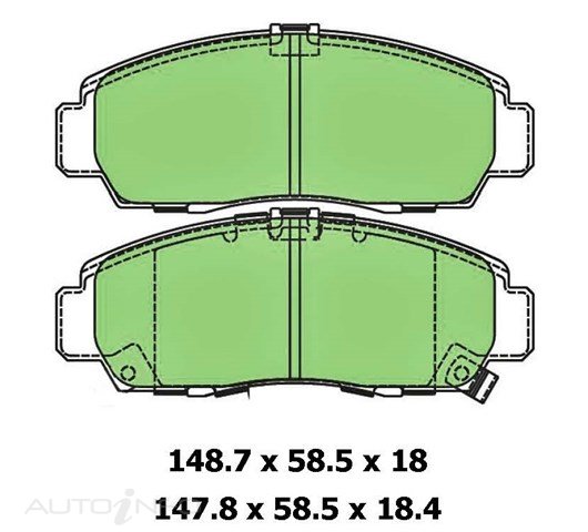 PROTEX ULTRA PLUS DISC PAD SET